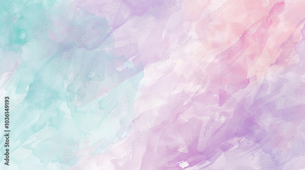 A gentle pastel background with watercolor-like patterns in pink, lavender, and teal A gentle pastel background with watercolor-like patterns in pink, lavender, and teal