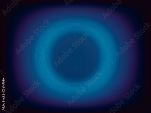 Digital engineering: mesmerizing blue light circles pulsate against a dark background, creating a hypnotic and ethereal atmosphere.