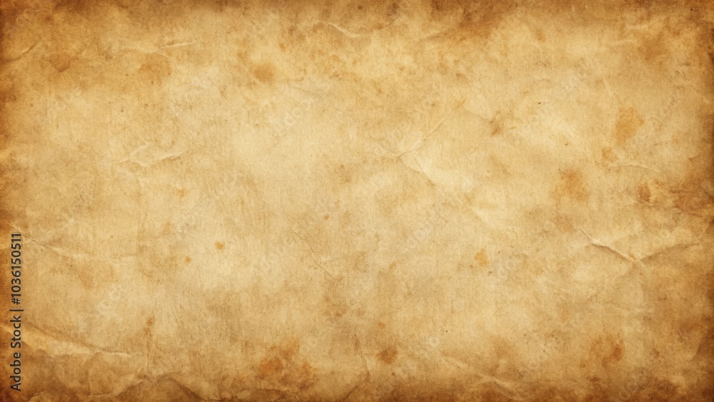Old paper texture is showing a crumpled surface background with stains and spots Old paper texture is showing a crumpled surface background with stains and spots