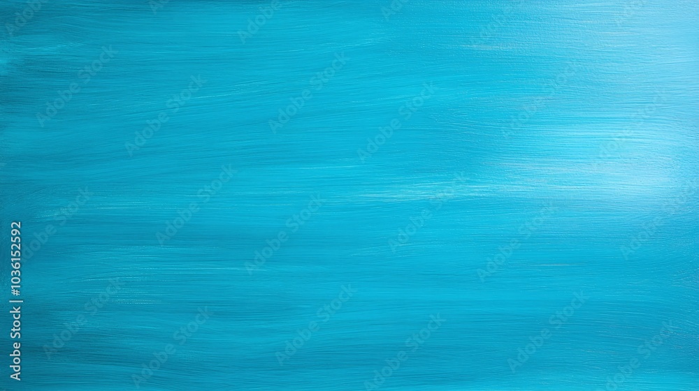 Obraz premium Abstract blue brushstroke background, painted canvas texture, artistic design, vibrant teal tones, creative abstract art, soft gradient, minimal and modern