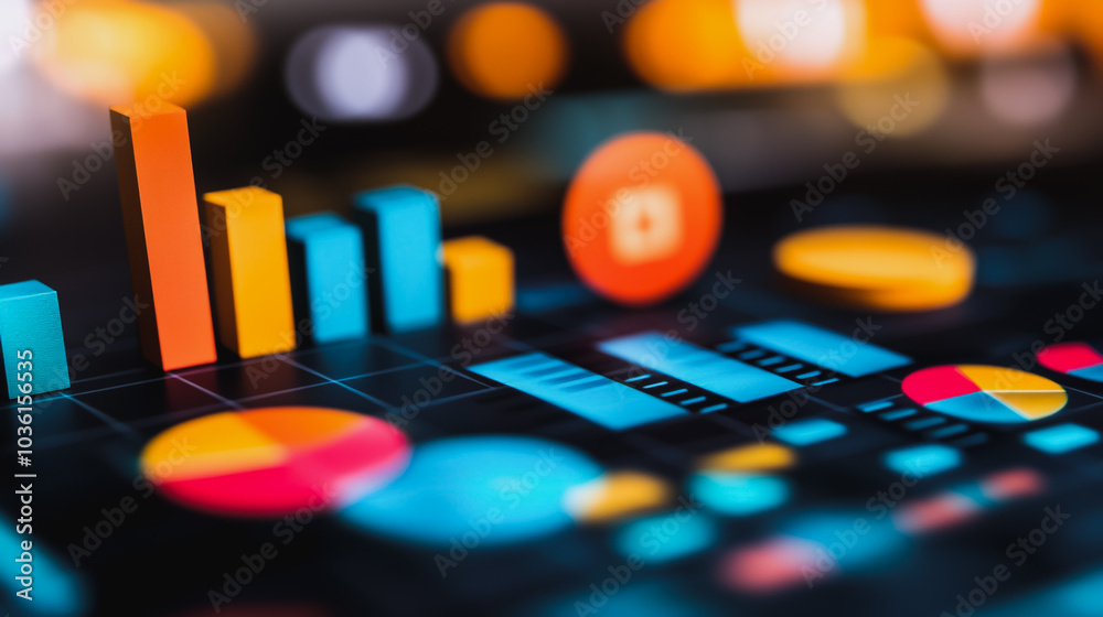 Abstract business and charts and graphs with statistics to innovative analyze business potential and forecast future development of companies growth. Abstract business and charts and graphs with statistics to innovative analyze business potential and forecast future development of companies growth.
