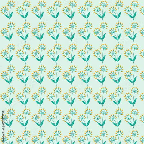 seamless pattern with flowers