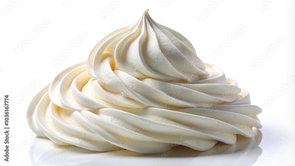 Soft and airy whipped cream is forming a perfect topping for your desserts and beverages Soft and airy whipped cream is forming a perfect topping for your desserts and beverages