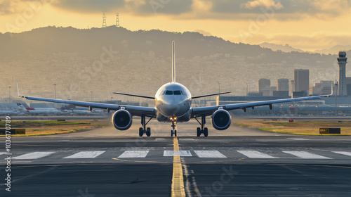 San Francisco International Airport (SFO) is a major airport located in San Francisco, California. It's one of the busiest airports in the United States. photo