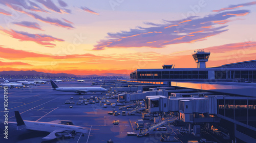 San Francisco International Airport (SFO) is a major airport located in San Francisco, California. It's one of the busiest airports in the United States.