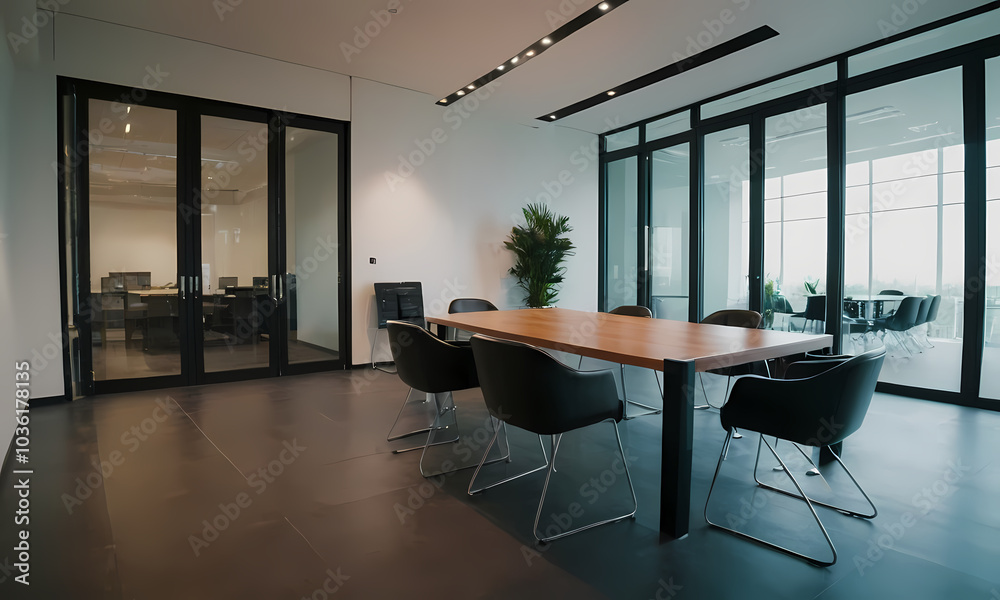 interior of a office Generated AI interior of a office Generated AI
