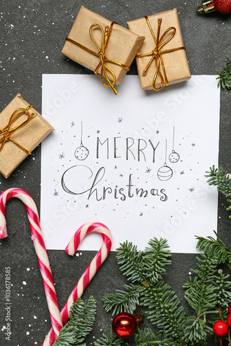 Composition with Christmas ...