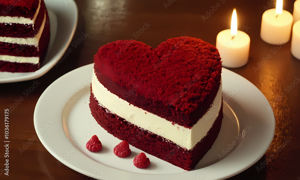 chocolate cake with cherry Generated AI chocolate cake with cherry Generated AI