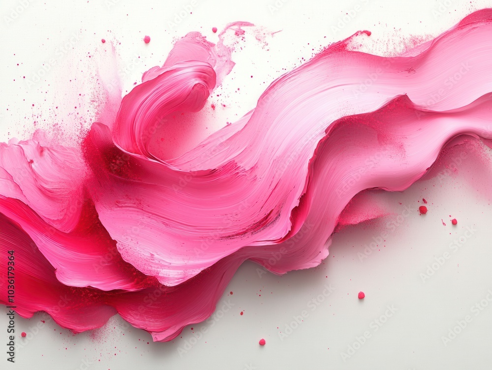 Delicate Pink Brush Strokes on Clean White Canvas, Soft and Elegant, Ideal for Minimalist Decor and Artistic Presentation Delicate Pink Brush Strokes on Clean White Canvas, Soft and Elegant, Ideal for Minimalist Decor and Artistic Presentation