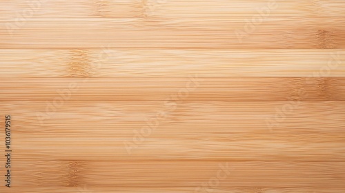 Natural bamboo wooden texture, warm tones, horizontal grain patterns, light wood finish, clean and simple background, minimalist material design