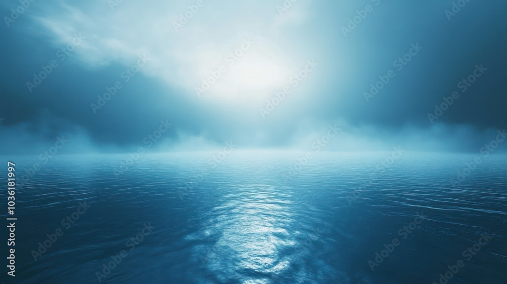 Fototapeta premium Misty Ocean Horizon