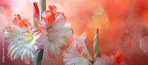 Macro Illyrian Gladiolus photo