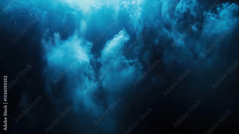 Blue Underwater Abyss Blue Underwater Abyss