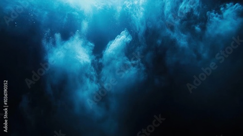 Blue Underwater Abyss