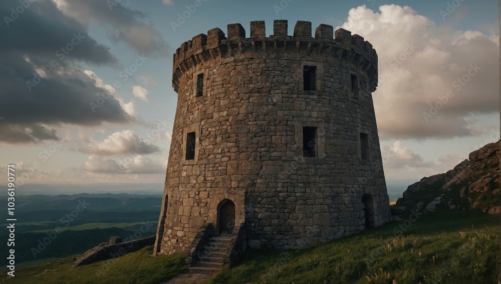 Craftsmanship of the archer tower is admired by all Craftsmanship of the archer tower is admired by all