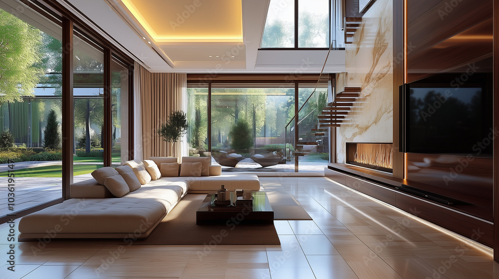 Luxury Interior Photography Featuring High-End Design Elements & Elegant Ambiance	