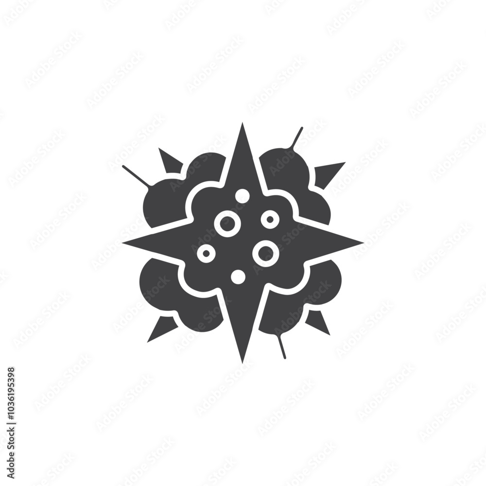 blast icon Group symbol or sign vector