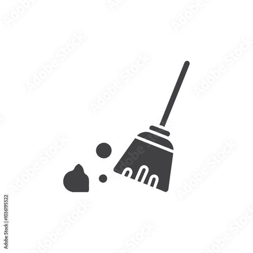 broom icon Group symbol or sign vector