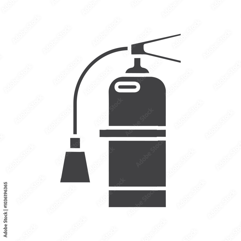 Fototapeta premium fire extinguisher icon Group symbol or sign vector