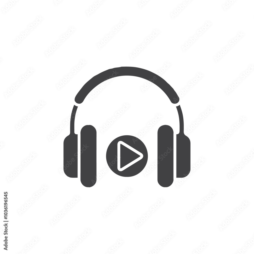 headphone icon Group symbol or sign vector headphone icon Group symbol or sign vector