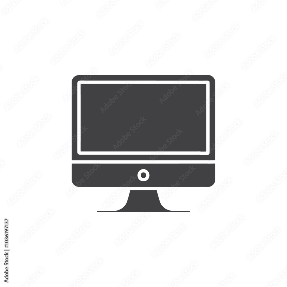 monitor icon Group symbol or sign vector monitor icon Group symbol or sign vector