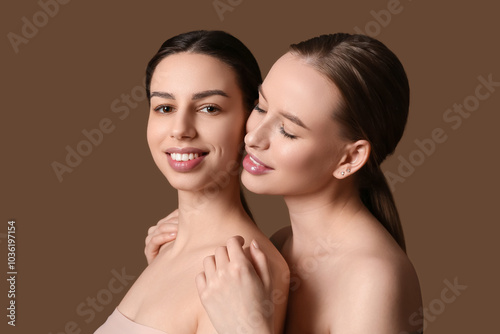 Beautiful young happy women...