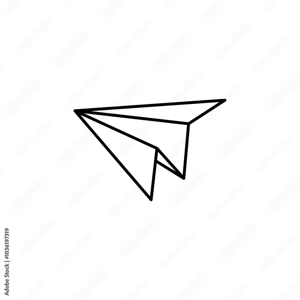 paper plane icon Group symbol or sign vector paper plane icon Group symbol or sign vector