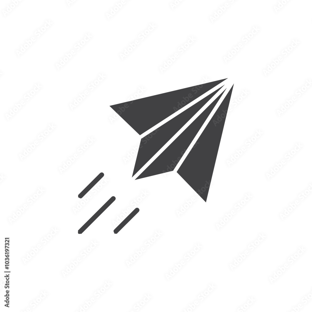 paper plane icon Group symbol or sign vector paper plane icon Group symbol or sign vector