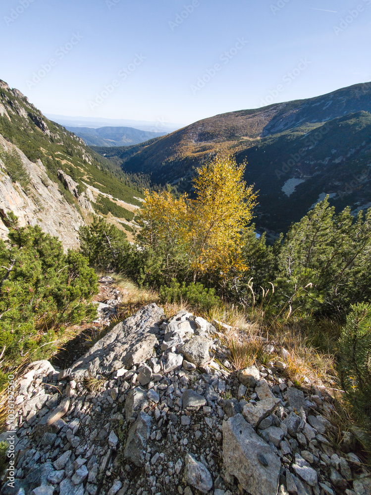 Landscape of Rila Mountain near Malyovitsa peak, Bulgaria Landscape of Rila Mountain near Malyovitsa peak, Bulgaria