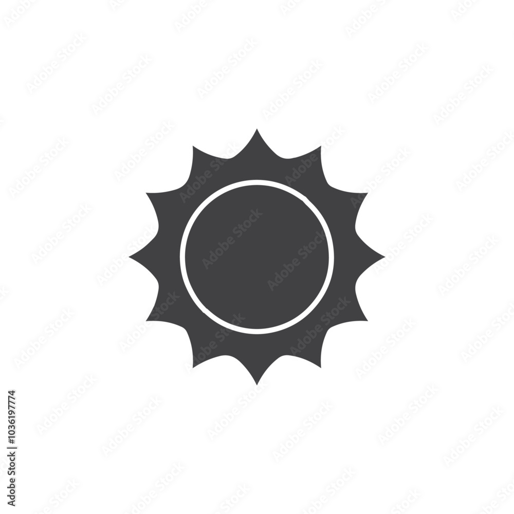 sun icon Group symbol or sign vector sun icon Group symbol or sign vector