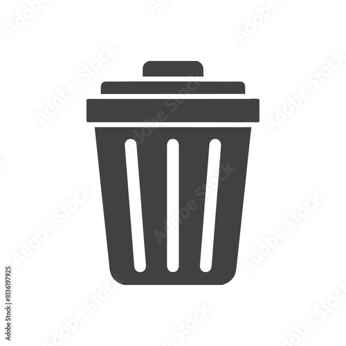 trash icon Group symbol or sign vector