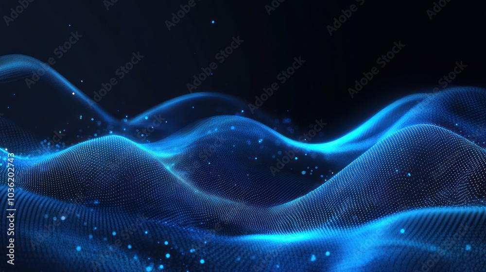 abstract technology dot particles background abstract technology dot particles background