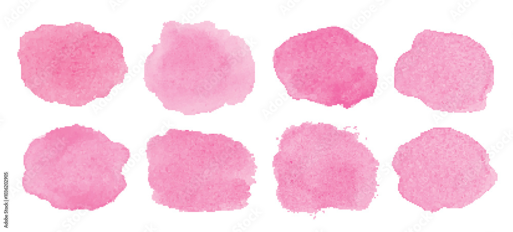 Brush strokes vector collection. Hand drawn text boxes. Pink paintbrush set. Grunge lines vector illustrations elements. Brush strokes vector collection. Hand drawn text boxes. Pink paintbrush set. Grunge lines vector illustrations elements.