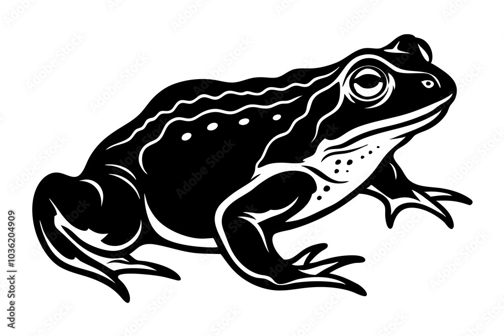 frog on white Vector illustration frog on white Vector illustration