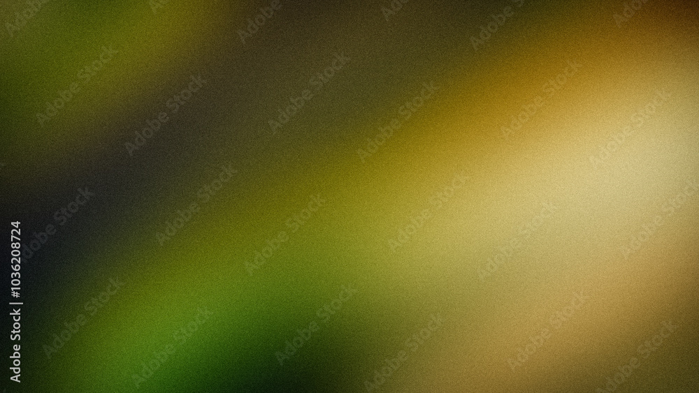 Abstract gradient featuring earthy green and golden tones with a grainy texture, ideal for backgrounds, wallpapers, and digital design templates Abstract gradient featuring earthy green and golden tones with a grainy texture, ideal for backgrounds, wallpapers, and digital design templates