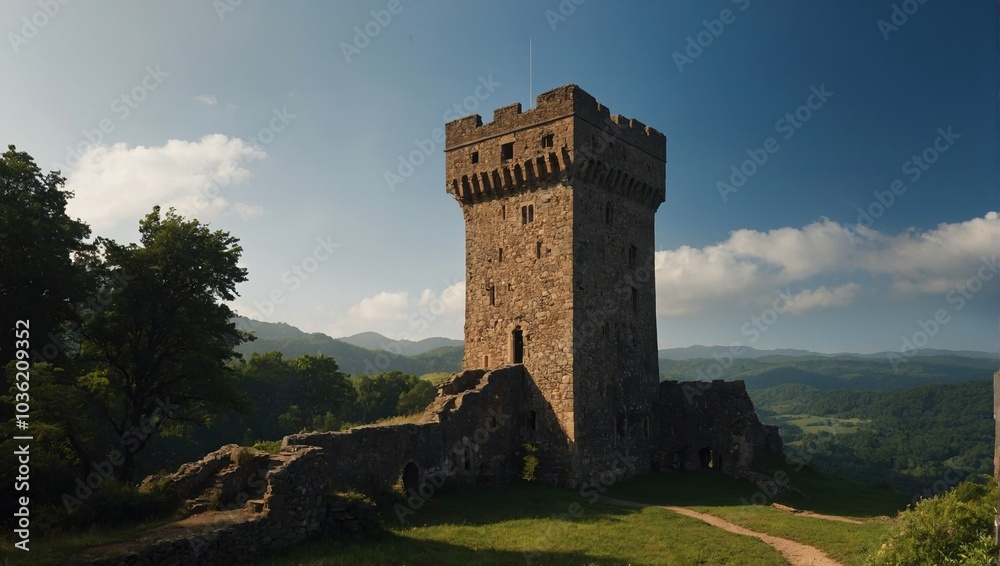 The archer tower inspires all who visit with its majestic presence The archer tower inspires all who visit with its majestic presence