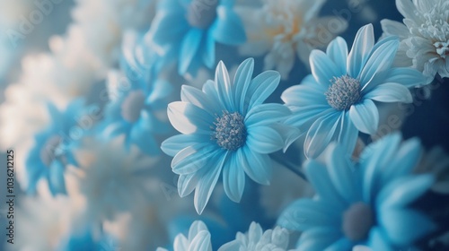 Blue Daisies Bouquet