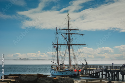 Tall ship in Port Townsend, Washngton photo