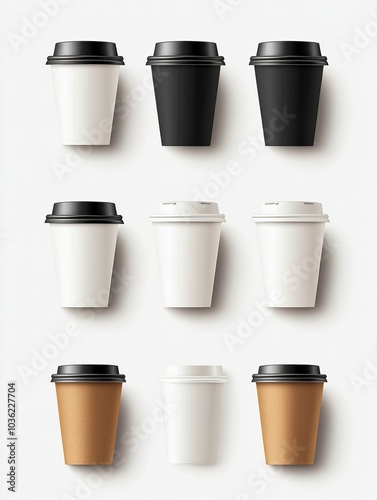 Wallpaper Mural Coffee cup mock up Torontodigital.ca