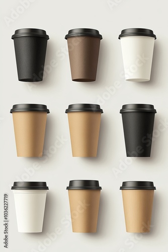 Wallpaper Mural Coffee cup mock up Torontodigital.ca