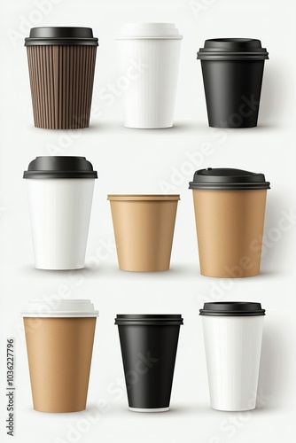 Wallpaper Mural Coffee cup mock up Torontodigital.ca