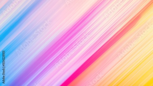 Abstract Colorful Diagonal Stripes