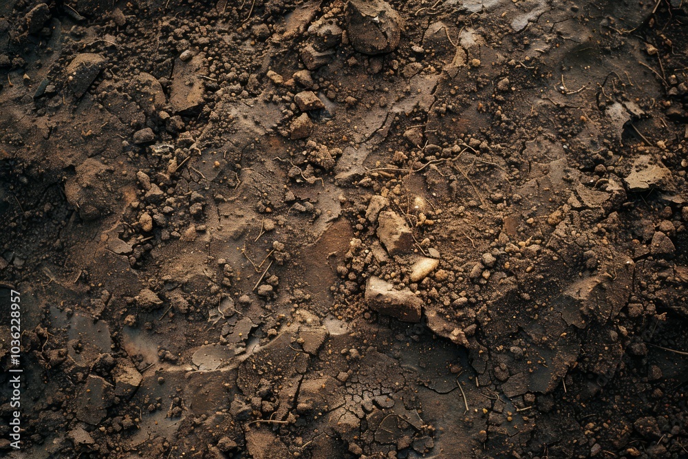 Photo of Brown dirt soil surface. Background texture for backdrops or mapping Photo of Brown dirt soil surface. Background texture for backdrops or mapping