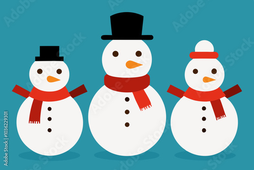 Christmas vector icon illustration and New Year icons collection 