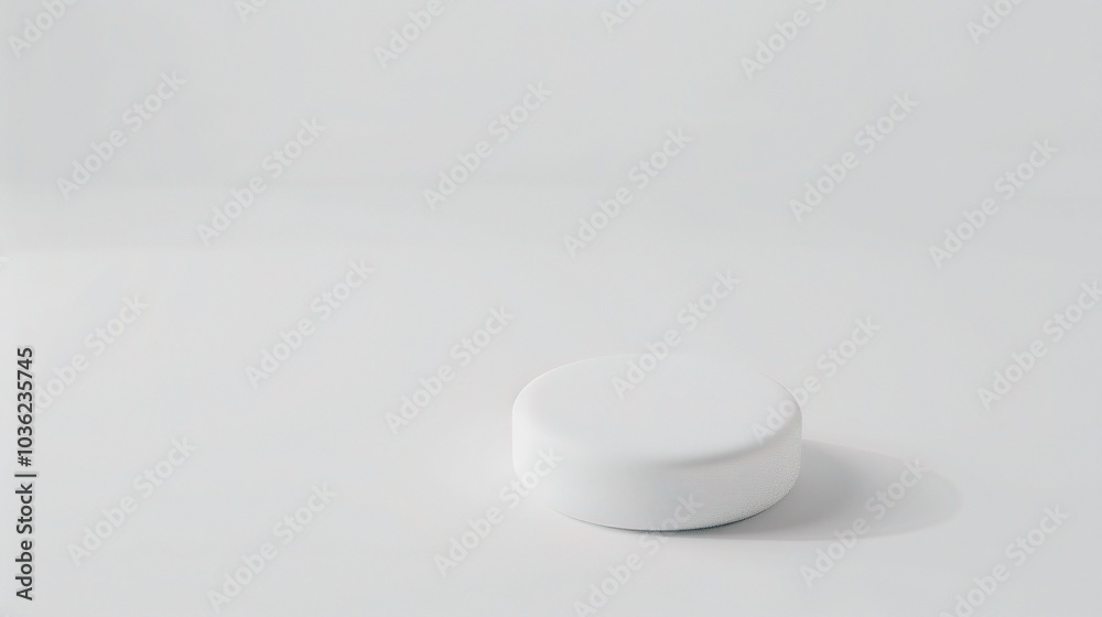 White medicine pill tablet on white background - a symbol of purity and healing. This pristine white pill on an equally white backdrop represents the potential for health and recovery White medicine pill tablet on white background - a symbol of purity and healing. This pristine white pill on an equally white backdrop represents the potential for health and recovery