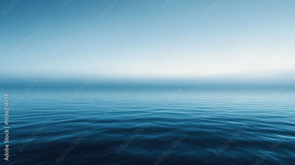 Fototapeta premium Serene Blue Ocean
