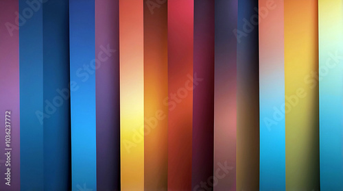 Vibrant Abstract Gradient With Bold Colorful Stripes In Warm And Cool Tones Creating A Dynamic And Modern Artistic Design