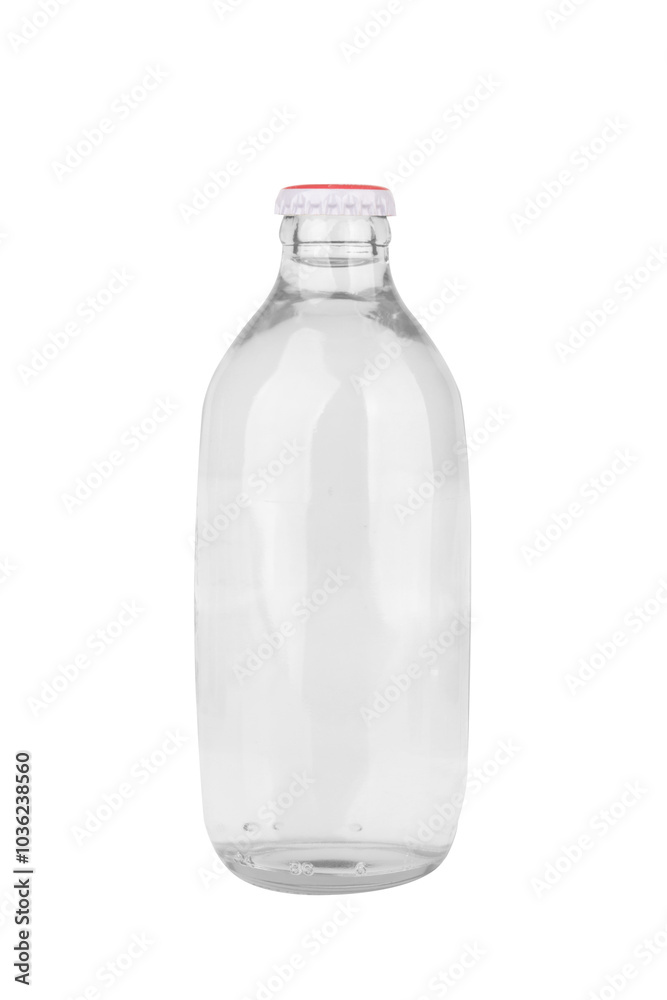 Glass bottle, soda isolated on white background Glass bottle, soda isolated on white background