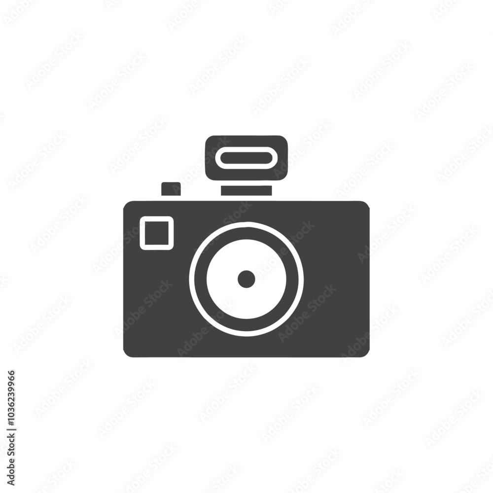 camera icon Flat logo isolated symbol camera icon Flat logo isolated symbol
