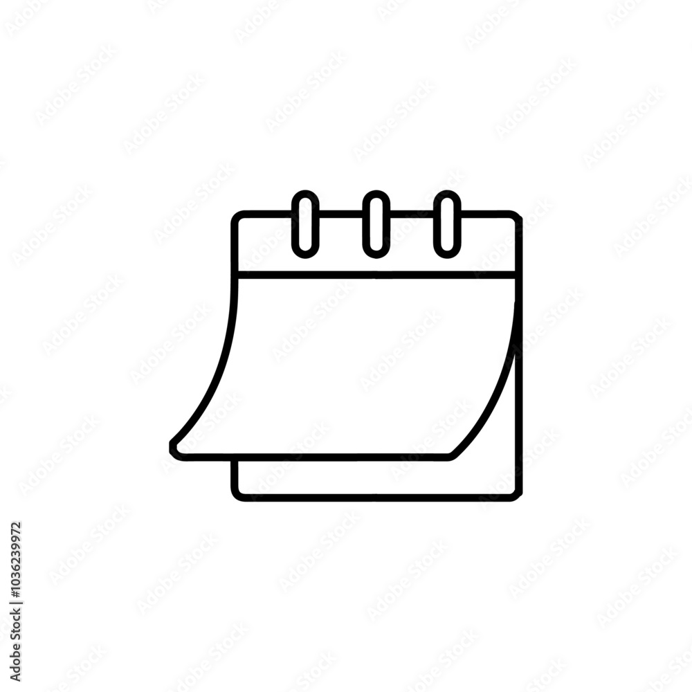calender icon Flat logo isolated symbol calender icon Flat logo isolated symbol